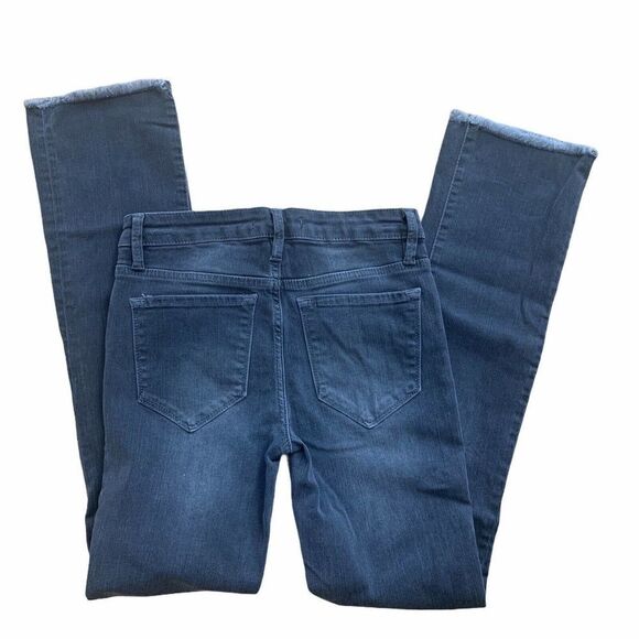 Free People Raw Hem Straight Leg Jeans Size 24 - Picture 2 of 6